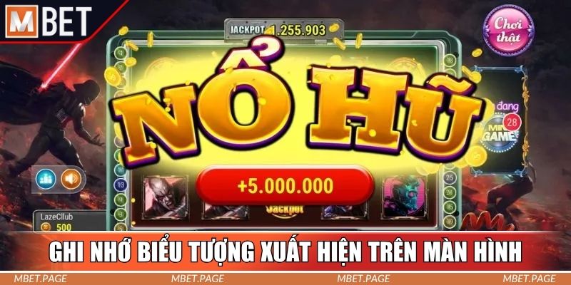 Ghi nhớ biểu tượng xuất hiện trên màn hình