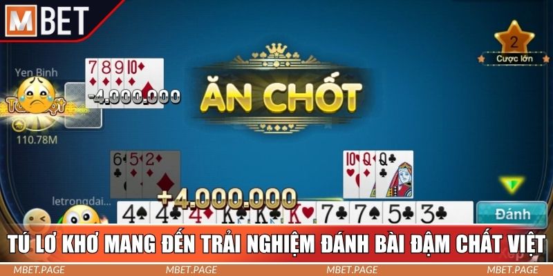 Tú lơ khơ mang đến trải nghiệm đánh bài đậm chất Việt Tú lơ khơ mang đến trải nghiệm đánh bài đậm chất Việt